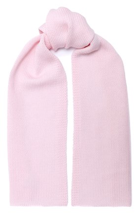 Детский шерстяной шарф CATYA розового цвета, арт. 024759 | Фото 1 (Материал: Шерсть, Текстиль; Региональные ограничения белый список (Axapta Mercury): RU)
