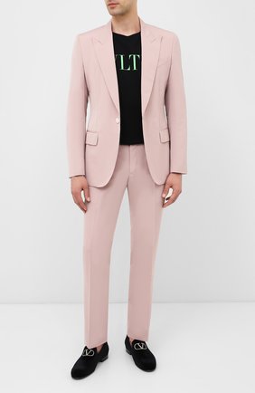 Мужские текстильные лоферы valentino garavani vlogo VALENTINO черного цвета по цене 54550 руб., арт. UY2S0C37/HGN | Фото 2 Мужские текстильные лоферы valentino garavani vlogo VALENTINO черного цвета, арт. UY2S0C37/HGN | Фото 2