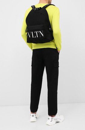 Текстильный рюкзак VLTN | Фото №2 Текстильный рюкзак VLTN | Фото №2