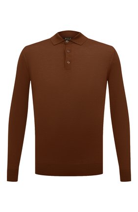 Мужское шерстяное поло LORO PIANA светло-коричневого цвета по цене 83700 руб., арт. FAI2551 | Фото 1 Мужское шерстяное поло LORO PIANA светло-коричневого цвета, арт. FAI2551 | Фото 1