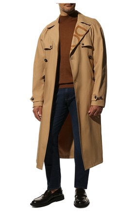 Мужской шерстяная водолазка LORO PIANA светло-коричневого цвета по цене 87750 руб., арт. FAI8084 | Фото 2 Мужской шерстяная водолазка LORO PIANA светло-коричневого цвета, арт. FAI8084 | Фото 2