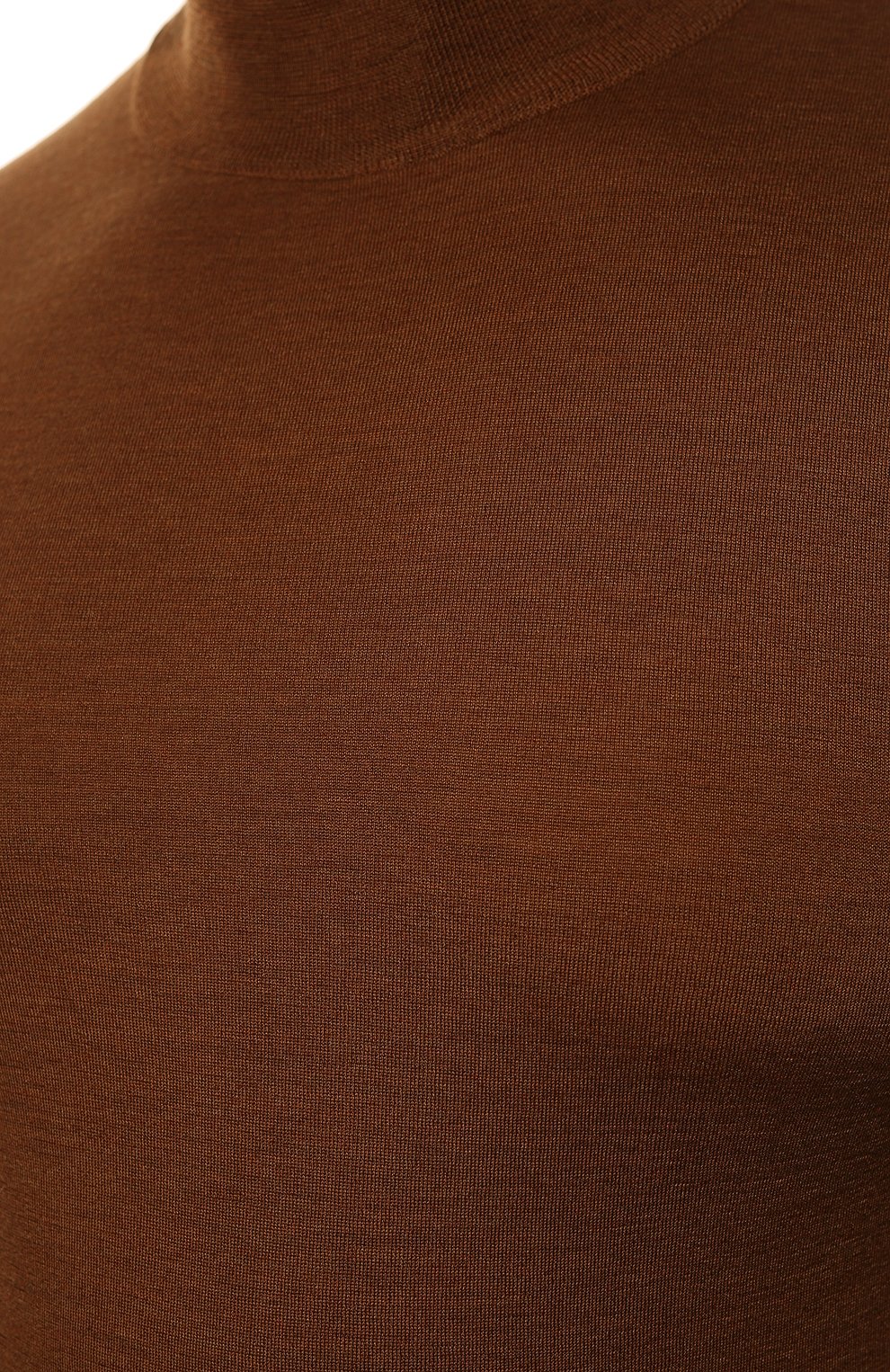 Мужской шерстяная водолазка LORO PIANA светло-коричневого цвета, арт. FAI8084 | Фото 5 (Материал внешний: Шерсть; Рукава: Длинные; Принт: Без принта; Длина (для топов): Стандартные; Региональные ограничения белый список (Axapta Mercury): RU; Мужское Кросс-КТ: Водолазка-одежда)