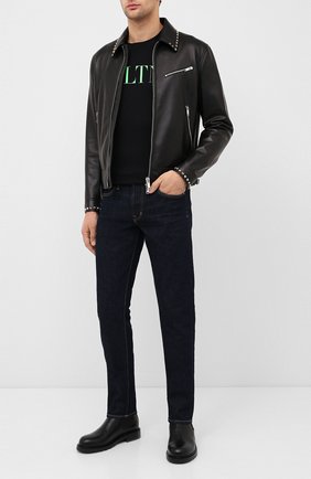 Мужские кожаные челси valentino garavani VALENTINO черного цвета по цене 69500 руб., арт. UY2S0C84/KWS | Фото 2 Мужские кожаные челси valentino garavani VALENTINO черного цвета, арт. UY2S0C84/KWS | Фото 2