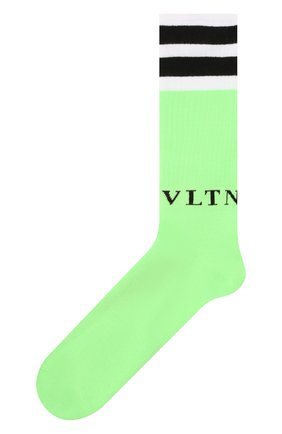 Мужские хлопковые носки VALENTINO зеленого цвета по цене 6770 руб., арт. UV3KI00T6NG | Фото 1 Мужские хлопковые носки VALENTINO зеленого цвета, арт. UV3KI00T6NG | Фото 1