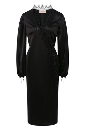 Женское платье CHRISTOPHER KANE черного цвета по цене 85900 руб., арт. RE20 DR3277 SLINKY SATIN JERSEY | Фото 1 Женское платье CHRISTOPHER KANE черного цвета, арт. RE20 DR3277 SLINKY SATIN JERSEY | Фото 1