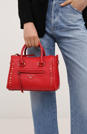 Женская сумка carine MICHAEL MICHAEL KORS красного цвета по цене 34900 руб., арт. 30S0GCCS1T | Фото 2 Женская сумка carine MICHAEL MICHAEL KORS красного цвета, арт. 30S0GCCS1T | Фото 2