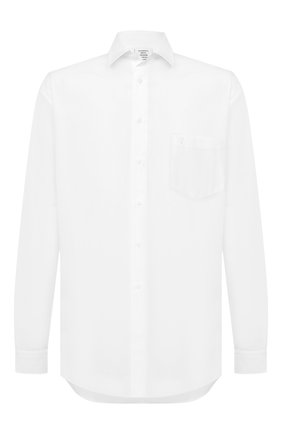 Мужская хлопковая рубашка VETEMENTS белого цвета по цене 61750 руб., арт. UAH21SH068 1008/M | Фото 1 Мужская хлопковая рубашка VETEMENTS белого цвета, арт. UAH21SH068 1008/M | Фото 1