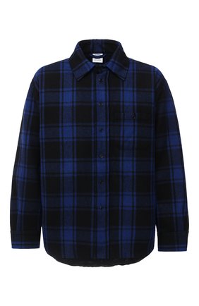 Мужская шерстяная куртка VETEMENTS синего цвета по цене 124000 руб., арт. UAH21JA101 1213/M | Фото 1 Мужская шерстяная куртка VETEMENTS синего цвета, арт. UAH21JA101 1213/M | Фото 1