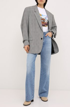 Женская хлопковая футболка VETEMENTS белого цвета по цене 32300 руб., арт. UAH21TR651 1611/W | Фото 2 Женская хлопковая футболка VETEMENTS белого цвета, арт. UAH21TR651 1611/W | Фото 2