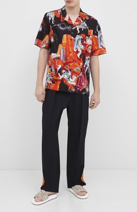 Мужские текстильные шлепанцы loewe x paula's ibiza LOEWE белого цвета по цене 39950 руб., арт. M000379X06 | Фото 2 Мужские текстильные шлепанцы loewe x paula's ibiza LOEWE белого цвета, арт. M000379X06 | Фото 2