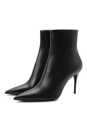 Женские кожаные ботильоны lexi SAINT LAURENT черного цвета по цене 71800 руб., арт. 620157/1N800 | Фото 1 Женские кожаные ботильоны lexi SAINT LAURENT черного цвета, арт. 620157/1N800 | Фото 1
