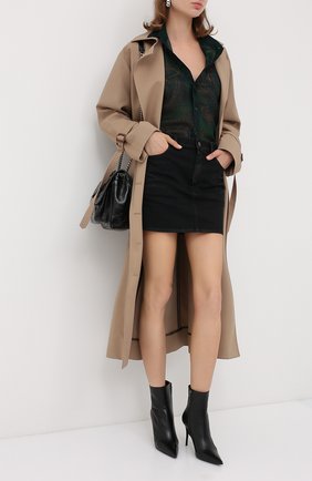 Женские кожаные ботильоны lexi SAINT LAURENT черного цвета по цене 71800 руб., арт. 620157/1N800 | Фото 2 Женские кожаные ботильоны lexi SAINT LAURENT черного цвета, арт. 620157/1N800 | Фото 2
