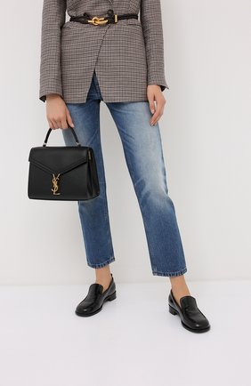 Женская сумка cassandra SAINT LAURENT черного цвета по цене 148000 руб., арт. 623931/B0W0W | Фото 2 Женская сумка cassandra SAINT LAURENT черного цвета, арт. 623931/B0W0W | Фото 2