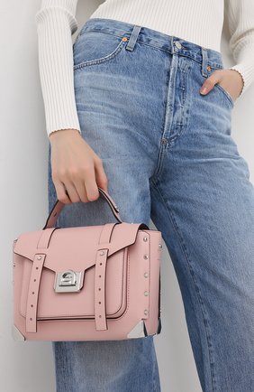 Женская сумка manhattan medium MICHAEL MICHAEL KORS розового цвета по цене 36850 руб., арт. 30T9SNCS6L | Фото 2 Женская сумка manhattan medium MICHAEL MICHAEL KORS розового цвета, арт. 30T9SNCS6L | Фото 2