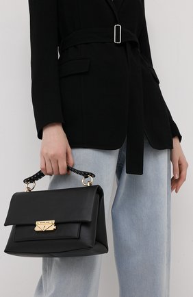 Женская сумка cece MICHAEL MICHAEL KORS черного цвета по цене 52600 руб., арт. 30S0G0EL8U | Фото 2 Женская сумка cece MICHAEL MICHAEL KORS черного цвета, арт. 30S0G0EL8U | Фото 2