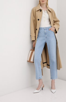 Женская кожаные туфли page MICHAEL MICHAEL KORS белого цвета по цене 15250 руб., арт. 40S0PAMG2L | Фото 2 Женская кожаные туфли page MICHAEL MICHAEL KORS белого цвета, арт. 40S0PAMG2L | Фото 2