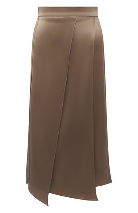 Женская шелковая юбка BRUNELLO CUCINELLI бежевого цвета по цене 103500 руб., арт. MP142G2957 | Фото 1 Женская шелковая юбка BRUNELLO CUCINELLI бежевого цвета, арт. MP142G2957 | Фото 1