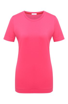 Женская хлопковая футболка ESCADA SPORT фуксия цвета по цене 9730 руб., арт. 5033716 | Фото 1 Женская хлопковая футболка ESCADA SPORT фуксия цвета, арт. 5033716 | Фото 1