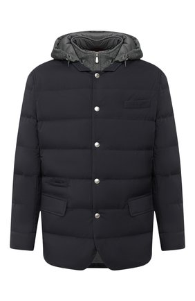 Мужская пуховая куртка BRUNELLO CUCINELLI темно-синего цвета по цене 323500 руб., арт. MM4593830G | Фото 1 Мужская пуховая куртка BRUNELLO CUCINELLI темно-синего цвета, арт. MM4593830G | Фото 1