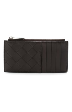 Мужской кожаный футляр для кредитных карт BOTTEGA VENETA темно-коричневого цвета по цене 26700 руб., арт. 591379/VCPQ3 | Фото 1 Мужской кожаный футляр для кредитных карт BOTTEGA VENETA темно-коричневого цвета, арт. 591379/VCPQ3 | Фото 1