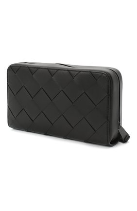 Мужской кожаное портмоне BOTTEGA VENETA черного цвета по цене 78550 руб., арт. 629697/VCQT4 | Фото 3 Мужской кожаное портмоне BOTTEGA VENETA черного цвета, арт. 629697/VCQT4 | Фото 3