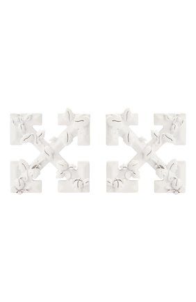 Женские серьги OFF-WHITE белого цвета по цене 36050 руб., арт. 0W0D029S20MET0010100 | Фото 1 Женские серьги OFF-WHITE белого цвета, арт. 0W0D029S20MET0010100 | Фото 1