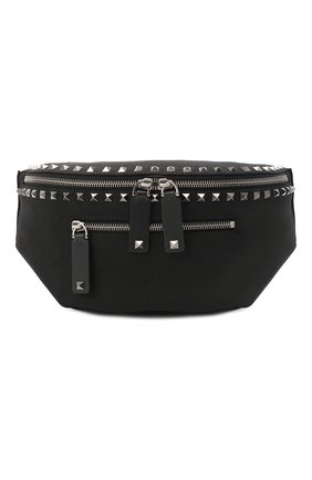 Мужская текстильная поясная сумка VALENTINO черного цвета по цене 66150 руб., арт. UY2B0982/QKJ | Фото 1 Мужская текстильная поясная сумка VALENTINO черного цвета, арт. UY2B0982/QKJ | Фото 1