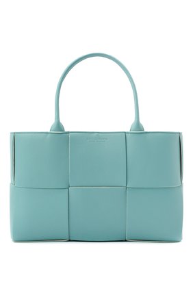 Женский сумка-тоут arco medium BOTTEGA VENETA голубого цвета по цене 172500 руб., арт. 609175/VMAY3 | Фото 1 Женский сумка-тоут arco medium BOTTEGA VENETA голубого цвета, арт. 609175/VMAY3 | Фото 1