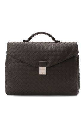 Мужской кожаный портфель BOTTEGA VENETA темно-коричневого цвета по цене 255500 руб., арт. 630239/VCRL2 | Фото 1 Мужской кожаный портфель BOTTEGA VENETA темно-коричневого цвета, арт. 630239/VCRL2 | Фото 1