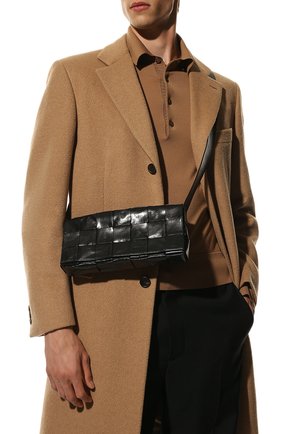 Мужская кожаная сумка stretch cassette BOTTEGA VENETA черного цвета по цене 119500 руб., арт. 629068/VCQ71 | Фото 2 Мужская кожаная сумка stretch cassette BOTTEGA VENETA черного цвета, арт. 629068/VCQ71 | Фото 2