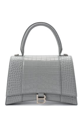 Женская сумка hourglass BALENCIAGA серого цвета по цене 122500 руб., арт. 619668/1LR6Y | Фото 1 Женская сумка hourglass BALENCIAGA серого цвета, арт. 619668/1LR6Y | Фото 1
