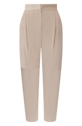 Женские брюки BRUNELLO CUCINELLI бежевого цвета по цене 72300 руб., арт. MP180P7349 | Фото 1 Женские брюки BRUNELLO CUCINELLI бежевого цвета, арт. MP180P7349 | Фото 1