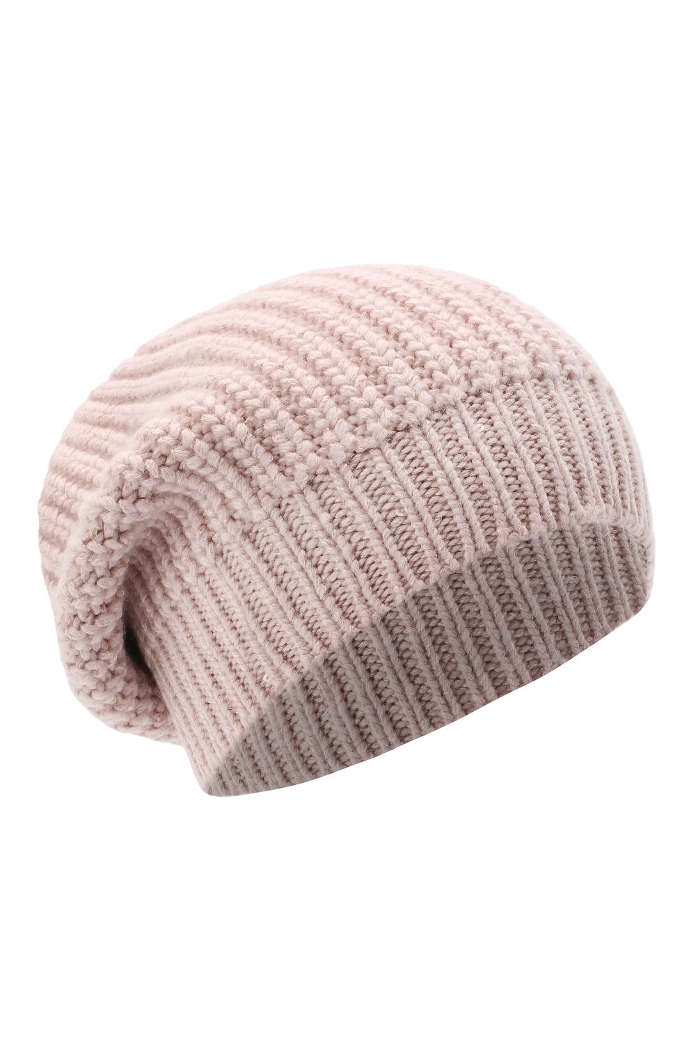 Женская кашемировая шапка BRUNELLO CUCINELLI розового цвета, арт. M32373999P | Фото 1 (Материал: Текстиль, Кашемир, Шерсть)