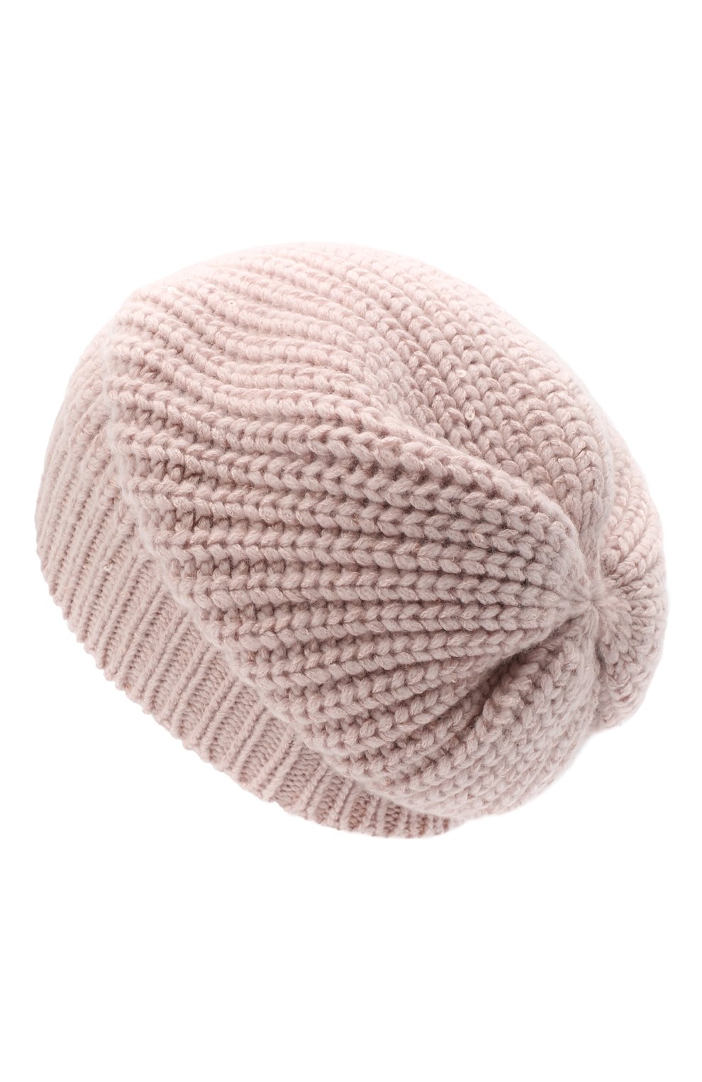 Женская кашемировая шапка BRUNELLO CUCINELLI розового цвета, арт. M32373999P | Фото 2 (Материал: Текстиль, Кашемир, Шерсть)