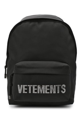 Женский текстильный рюкзак VETEMENTS черного цвета по цене 59150 руб., арт. UAH21BA255 1301/W | Фото 1 Женский текстильный рюкзак VETEMENTS черного цвета, арт. UAH21BA255 1301/W | Фото 1
