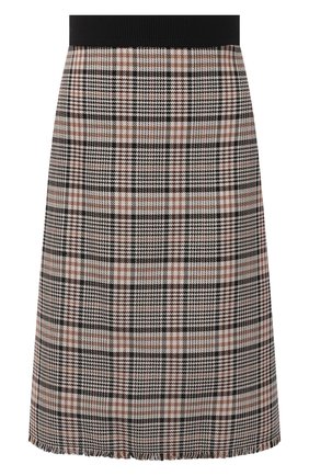 Женская юбка из вискозы и хлопка WINDSOR коричневого цвета по цене 23750 руб., арт. 52 DR405 10009455 | Фото 1 Женская юбка из вискозы и хлопка WINDSOR коричневого цвета, арт. 52 DR405 10009455 | Фото 1