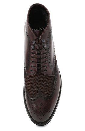 Мужские комбинированные ботинки W.GIBBS коричневого цвета, арт. 0128007/1910 | Фото 5 (Длина стельки: 27,3, 28,5, 28,3, 29,6, 30,6, 30,3, 29,8, 29, 28,7, 27,5; Материал внешний: Текстиль, Кожа; Мужское Кросс-КТ: Ботинки-обувь; Региональные ограничения белый список (Axapta Mercury): RU; Материал утеплителя: Без утеплителя; Материал внутренний: Текстиль; ширина носка стельки: 9, 9,5, 9,1, 9,4, 9,8, 10; высота каблука: 3,5, 3,6; толщина подошвы: 2, 2,1)