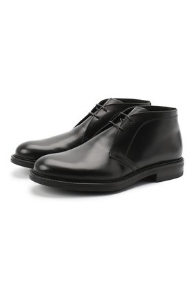 Мужские кожаные ботинки W.GIBBS черного цвета, арт. 3169005/0215 | Фото 1 (Мужское Кросс-КТ: Ботинки-обувь, Дезерты-обувь, зимние ботинки; Материал утеплителя: Натуральный мех; Материал внешний: Кожа; Региональные ограничения белый список (Axapta Mercury): RU; Длина стельки: 32, 30,5; ширина носка стельки: 9,5, 10; толщина подошвы: 1,6, 2; высота каблука: 3,5)