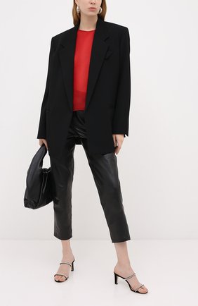 Женский топ из шелка и хлопка GIORGIO ARMANI красного цвета по цене 75900 руб., арт. 0SHCCZ12/TZ492 | Фото 2 Женский топ из шелка и хлопка GIORGIO ARMANI красного цвета, арт. 0SHCCZ12/TZ492 | Фото 2