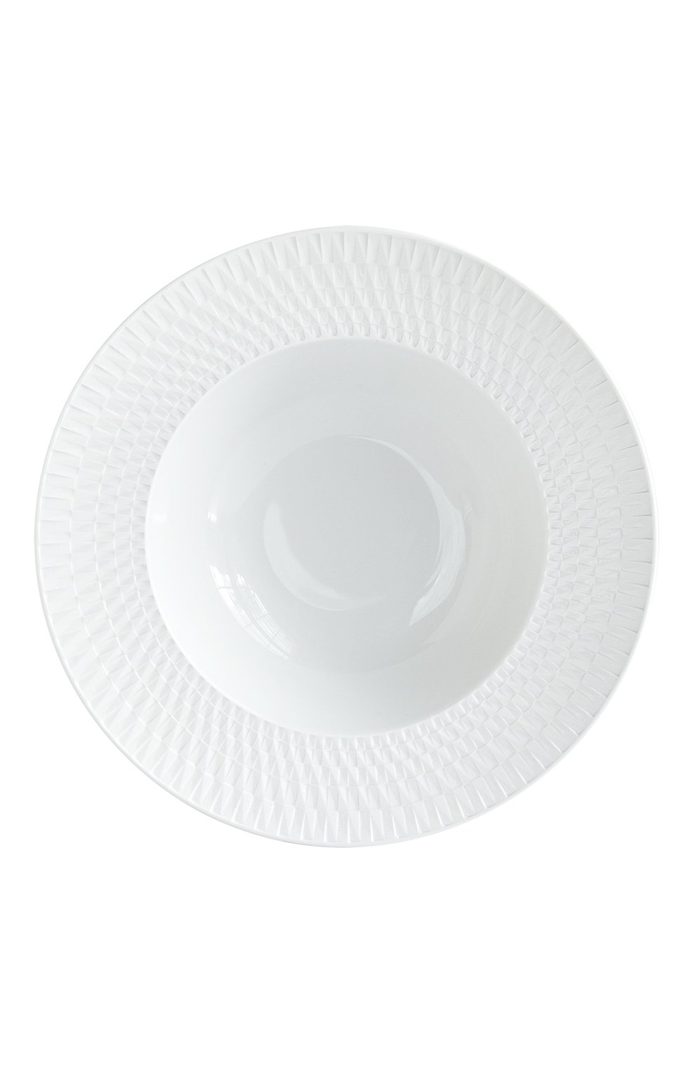 Мужского суповая тарелка twist blanc BERNARDAUD белого цвета, арт. 1836/23 | Фото 1