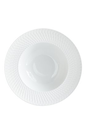 Суповая тарелка twist blanc BERNARDAUD белого цвета, арт. 1836/23 | Фото 1 (Ограничения доставки: fragile-2)