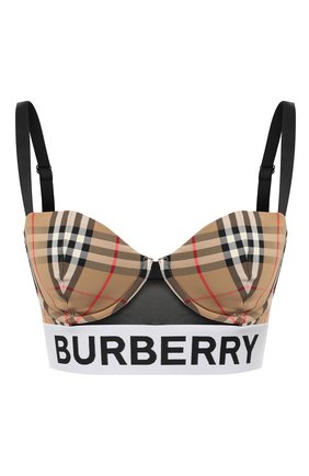 Женский бра с плотной чашкой BURBERRY черно-белого цвета по цене 32500 руб., арт. 8026430 | Фото 1 Женский бра с плотной чашкой BURBERRY черно-белого цвета, арт. 8026430 | Фото 1