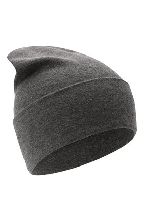 Женская шапка из смеси кашемира и вискозы BRUNELLO CUCINELLI серого цвета, арт. M9A850199P | Фото 1 (Материал: Текстиль, Кашемир, Шерсть, Вискоза)