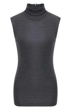 Женская шерстяной топ BRUNELLO CUCINELLI темно-серого цвета по цене 55800 руб., арт. MP941BT714 | Фото 1 Женская шерстяной топ BRUNELLO CUCINELLI темно-серого цвета, арт. MP941BT714 | Фото 1