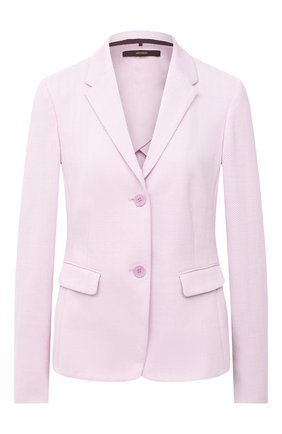 Женский хлопковый жакет WINDSOR фиолетового цвета по цене 39950 руб., арт. 52 DSE301 10009456 | Фото 1 Женский хлопковый жакет WINDSOR фиолетового цвета, арт. 52 DSE301 10009456 | Фото 1