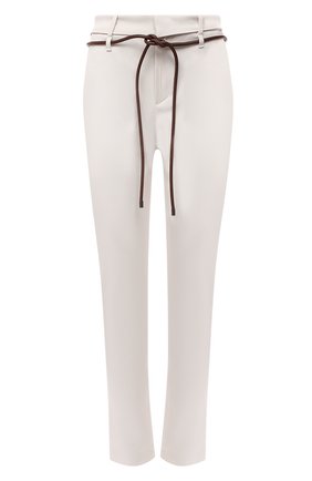Женские хлопковые брюки BRUNELLO CUCINELLI белого цвета по цене 68300 руб., арт. MP126P7214 | Фото 1 Женские хлопковые брюки BRUNELLO CUCINELLI белого цвета, арт. MP126P7214 | Фото 1