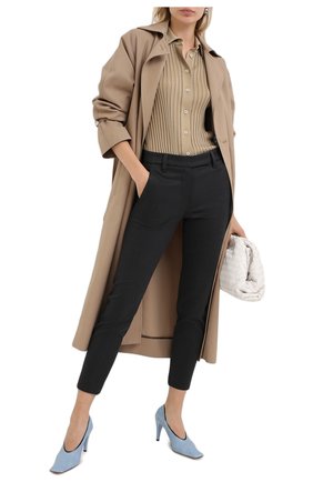 Женские хлопковые брюки BRUNELLO CUCINELLI черного цвета по цене 68600 руб., арт. MP126P7258 | Фото 2 Женские хлопковые брюки BRUNELLO CUCINELLI черного цвета, арт. MP126P7258 | Фото 2
