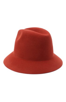 Женская фетровая шляпа ingrid LORO PIANA красного цвета, арт. FAL3434 | Фото 2 (Материал: Шерсть, Текстиль; Региональные ограничения белый список (Axapta Mercury): RU)
