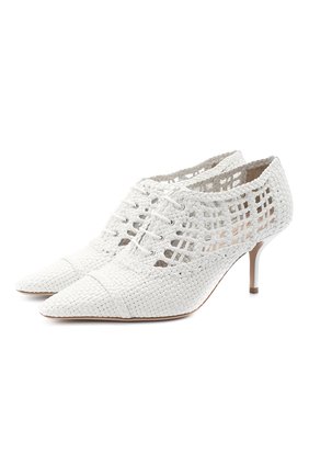 Женская кожаные туфли GIORGIO ARMANI белого цвета по цене 112500 руб., арт. X1C198/XM378 | Фото 1 Женская кожаные туфли GIORGIO ARMANI белого цвета, арт. X1C198/XM378 | Фото 1