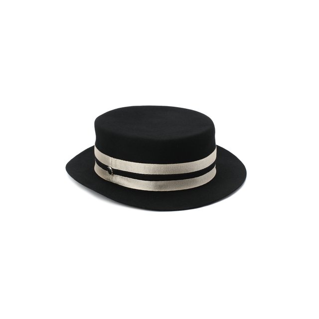 Фетровая шляпа Giorgio Armani чёрно-белого цвета
